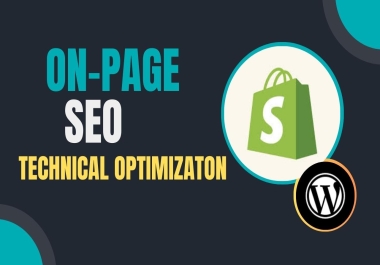 I will optimize On page SEO Services for Wordpress Websites.