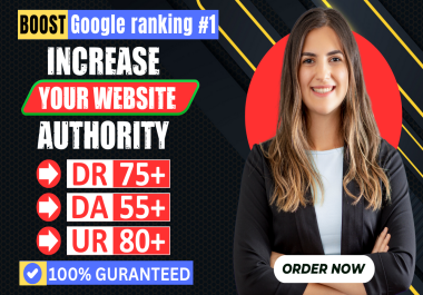 i will increase your website DR 70 plus