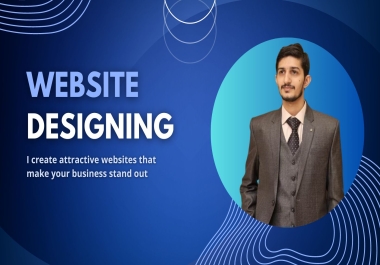 I will create one page website for your business