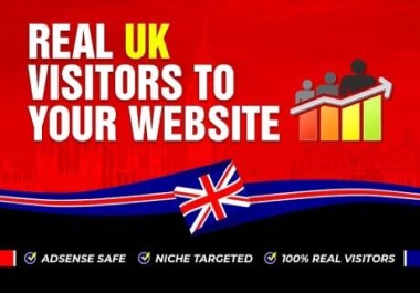 I will bring UK targeted daily visitors to your website