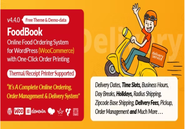 2024 Summer Offer FoodBook Online Food Ordering & Delivery System for WordPress