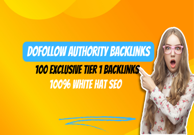 Tier1 Do-follow SEO Backlinks to boost your ranking