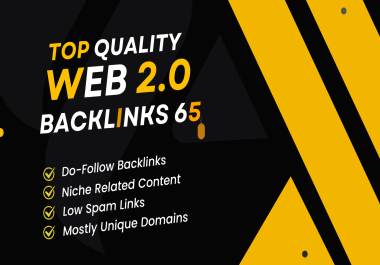 i'll Make 65 Powerfull Da 90+ web 2.0 Backlinks buy 3 get 1 free