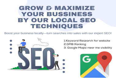 Maximize your local Business By GMB ranking,  local keyword Research,  Google Maps visibility