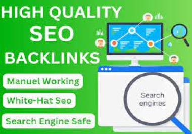 I will build High quality SEO backlink for you