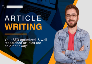 I will be your expert article writer for SEO blog writing