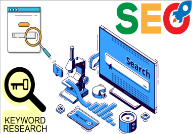 SEO keyword research using ahrefs,  and semrush