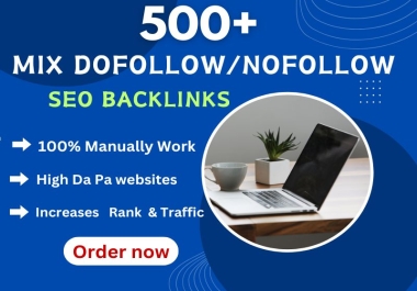 Mix 500 SEO backlinks,  Profile creation pr9, Web2.0, Directory Sub mission,  Classified ads post