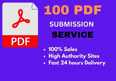 100 PDF Submission backlinks provide with high DA, PA sites backlinks