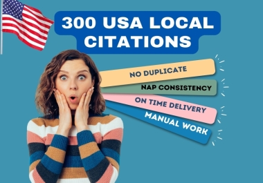 I will create Top USA local citations SEO