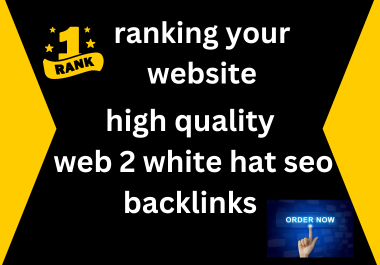 I will 80 high DA PA site web 2 white hat Seo backlink