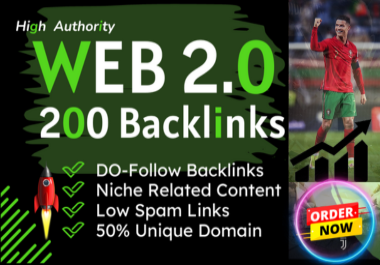 200 SEO Backlinks High-quality Do follow,  Web 2.0 Backlinks