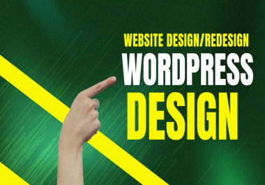 I will create,  design,  redesign,  build,  rebuild,  revamp,  wordpress website development