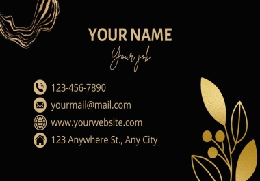 Amazing and unique Business card Design. Get yours NOW