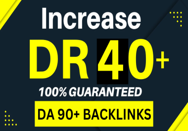 Domain Rating Ahrefs DR 40+ spam free backlinks