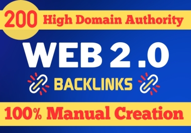 Poweful 200 WEB 2.0 blogs with high Authority dofollow backlinks