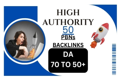 50 High-Authority Homepage PBN Contextual Backlinks on DA 50-70+