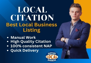 I will do 60 High Quality Local Citation for Rank Your Local Markets