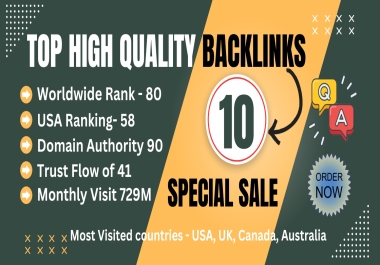 I will make Niche Relevant 10 Q-Answers High Authority Backlinks to Promote your website Globally