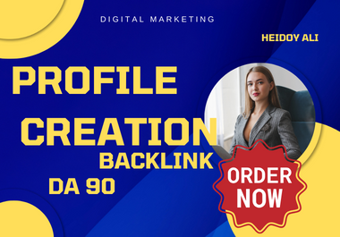 310 Unique Domain High Authority Manual Profile Creation Backlink Increase Your Website Ranking