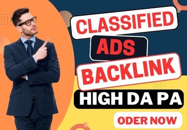 I will do manually high quality 600 classified ads postings backlink.
