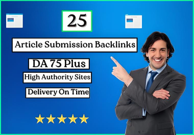 25 High-Quality Article Submission Backlinks