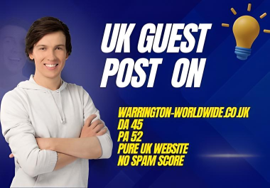 Submit Guest Post On Warrington-Worldwide. Co. UK