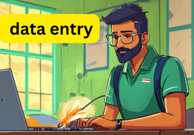 I will do excel data entry,  copy paste and email data entry