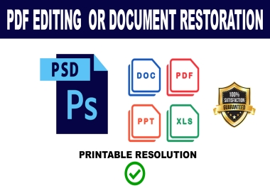 Professional PDF and image editing for print ready quality