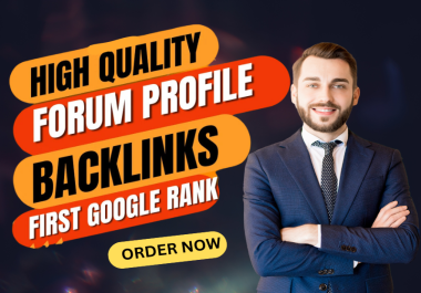 I will provide 75 dofollow forum posting backlinks on high da site