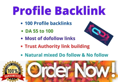 I Will Create 750 High-Quality Profile Unique Backlinks