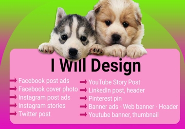 I will design ads images for facebook,  instagram,  and stories