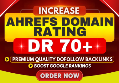 I Will Increase Aherfs Domain Rating DR 50 Plus