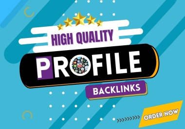 200 plus HQ Profile Backlinks with live links