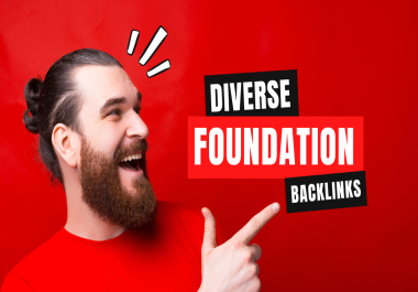 100 White Hat Diverse Foundation SEO Backlinks