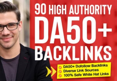 I will do seo backlinks high quality dofollow high da authority link building service