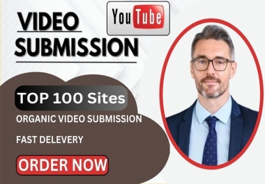 I will upload videos to 100 top sites and make sure they are easy to find with SEO