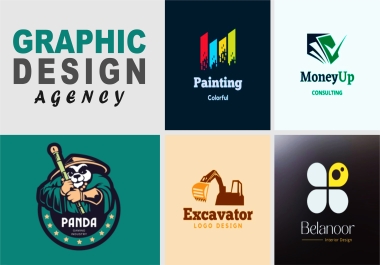 I will create an attractive Logo design with 3d mockup for you