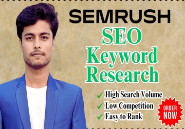 Intent based profitable Semrush advanced SEO keyword research