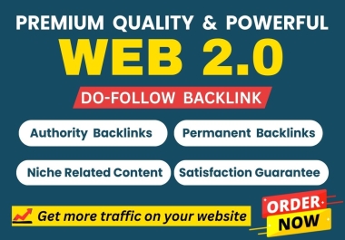 I will Build 100 Web 2.0 Backlinks for your website's Google TOP Ranking