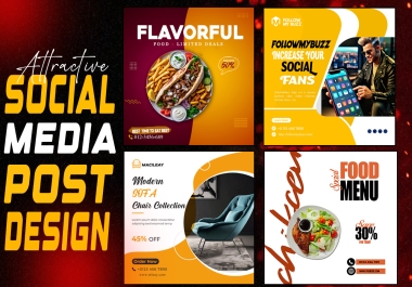 Design Professional Social Media POST, Banner Ads