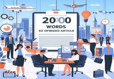 I will write 2000 words seo-optimized article for your blog or website