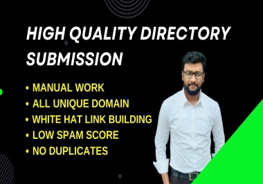 I will do 140 High Quality Directory submission SEO Backlinks