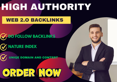 I will do 30 web 2.o backlinks