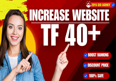 Increase TF Trust Flow 40 Plus Of Youre Website With High Quality Backlinks