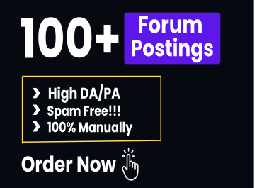 Boost Your Website's SEO With Premium,  Forum Postings To Drive Organic Traffic And Build Authority