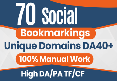 Boost Your Website's SEO With Bookmarks Manual 70 Bookmarking Top Quality Link Builds