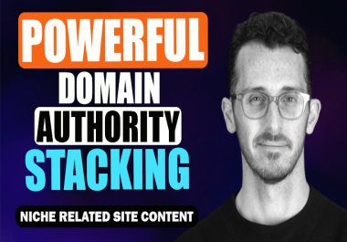 100 Mix White Hat Domain Authority Stacking Get High DA Backlinks