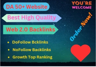 I will give you 90 + High Quality Web 2.0 Backlinks