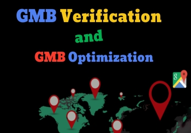 I will do GMB verification and optimization with 500 GMB Google My Business listing Local SEO
